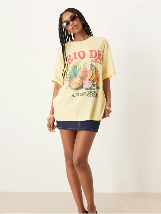 ASOS DESIGN OVERSIZED GRAPHIC TEE - Picture 2 of 3